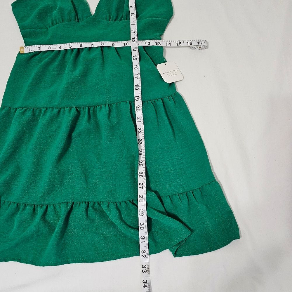 Altar'd Stare Kelley Green Dress Nwt Women's Sz Medium - Picture 9 of 10